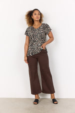 SOYACONCEPT Blusenshirt Schwarz