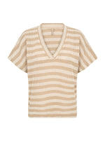 SOYACONCEPT Strick T-Shirt Sand