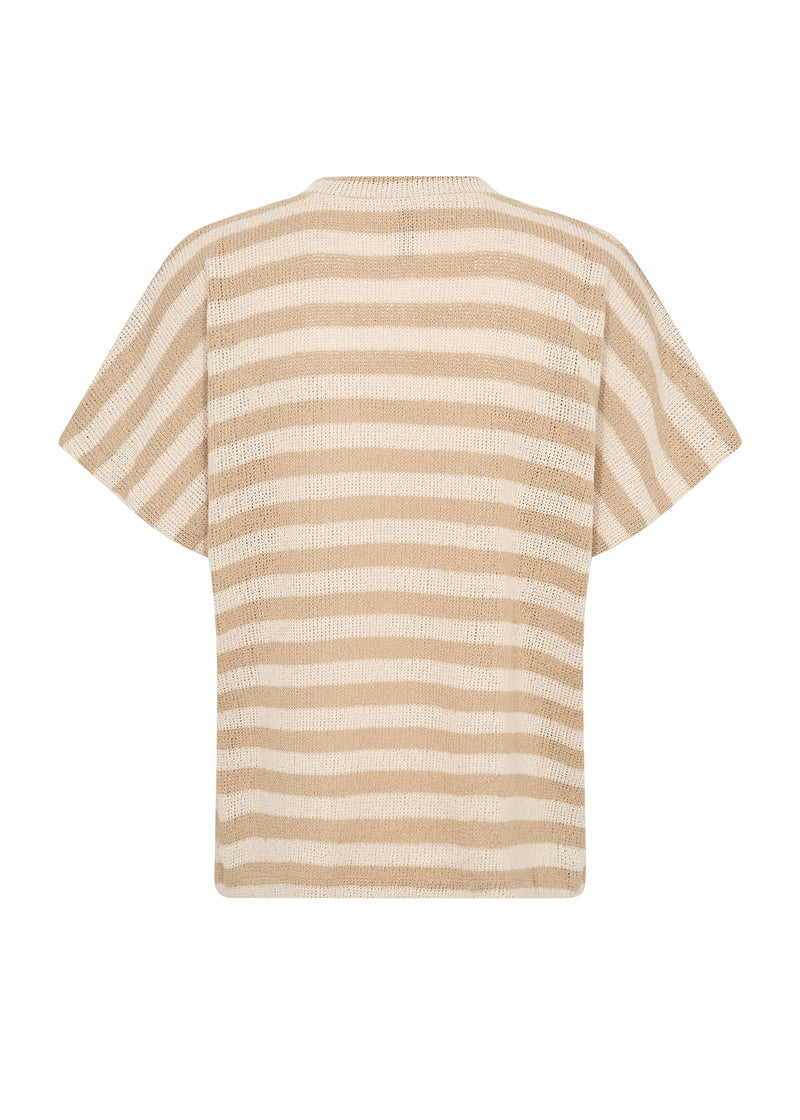 SOYACONCEPT Strick T-Shirt Sand