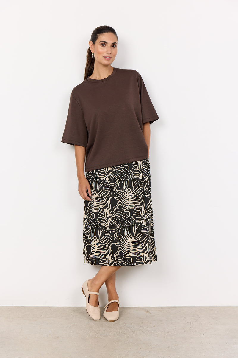 SOYACONCEPT Soft Blusenshirt Dunkelbraun