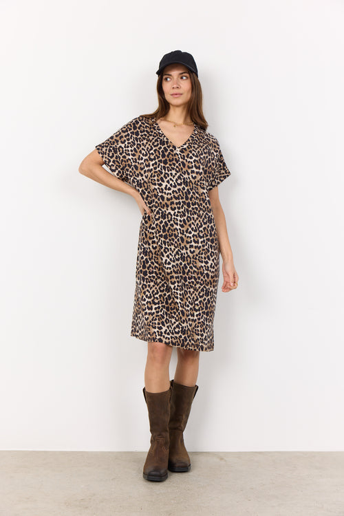 SOYACONCEPT Soft Kleid Leo Sand