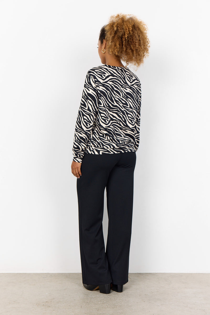 SOYACONCEPT Blusenshirt Schwarz