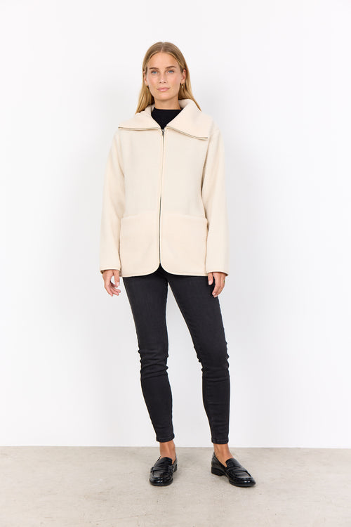 SOYACONCEPT Teddy Jacke Creme