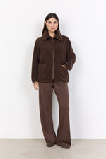 SOYACONCEPT Teddy Jacke Dunkelbraun