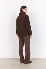 SOYACONCEPT Teddy Jacke Dunkelbraun