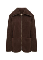 SOYACONCEPT Teddy Jacke Dunkelbraun
