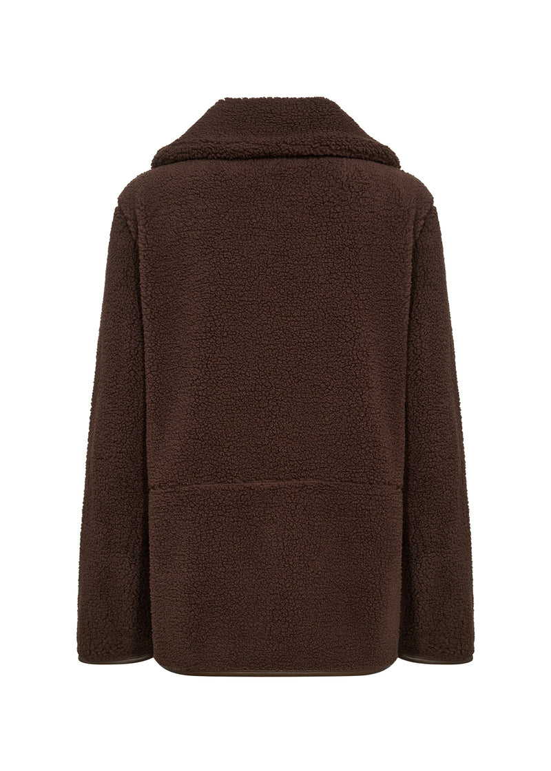 SOYACONCEPT Teddy Jacke Dunkelbraun