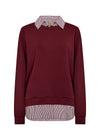 SOYACONCEPT Soft Bluse Bordeux
