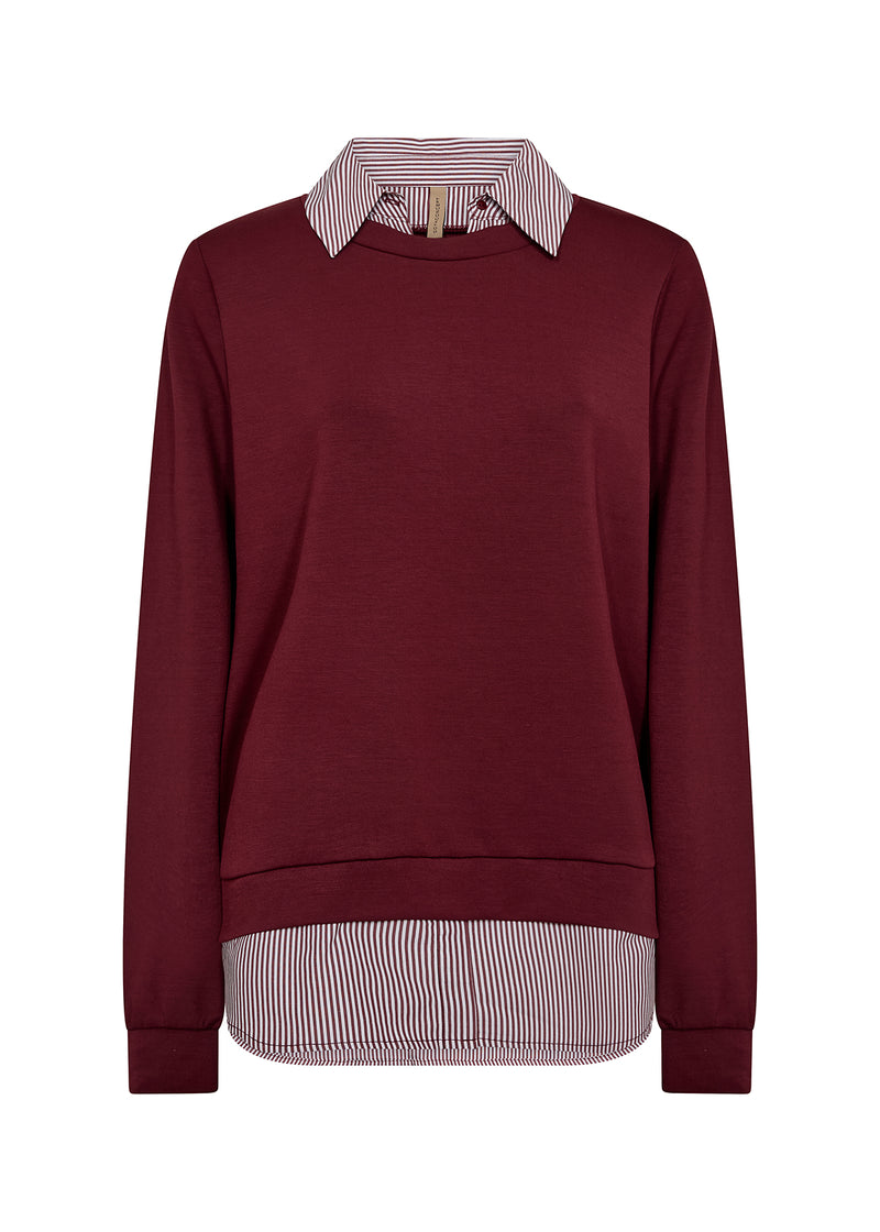 SOYACONCEPT Soft Bluse Bordeux
