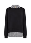 SOYACONCEPT Soft Bluse Schwarz