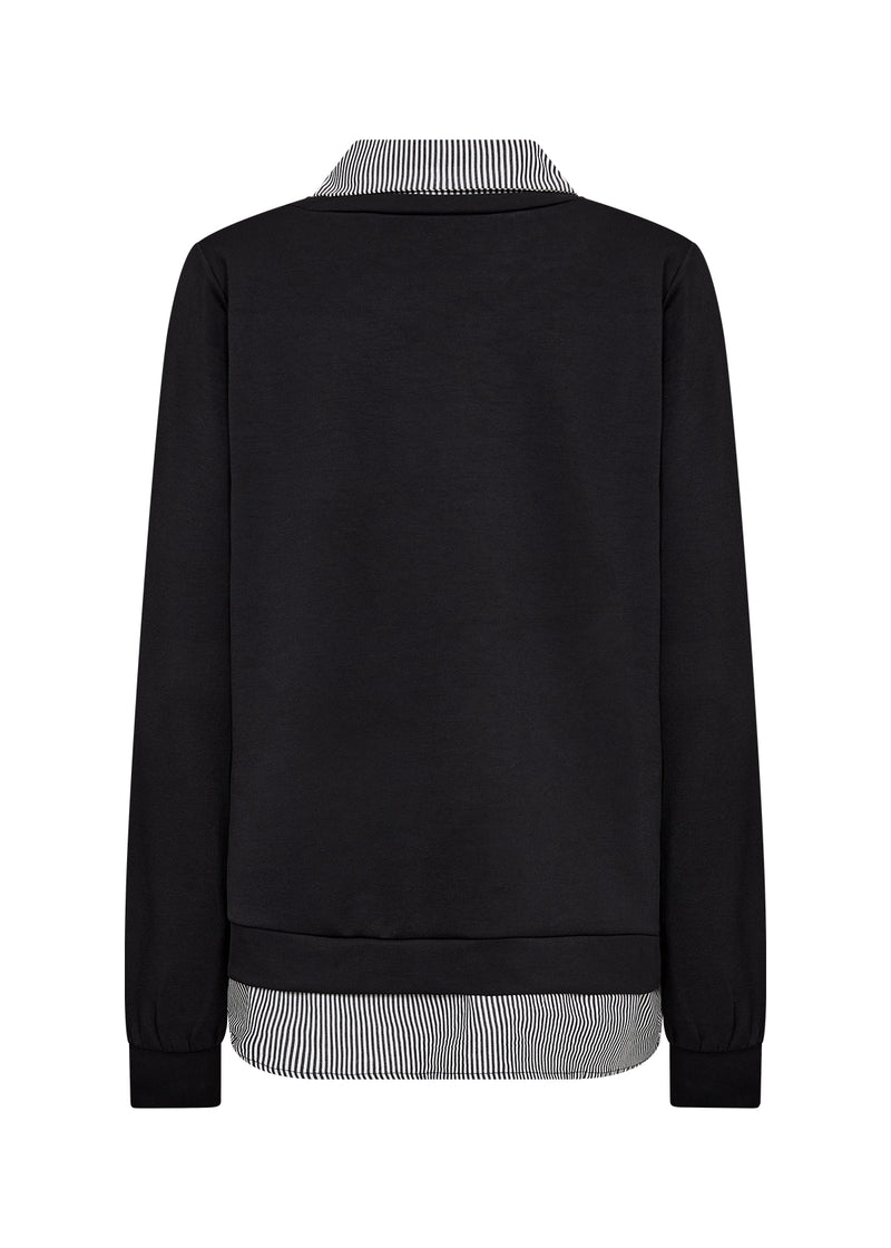 SOYACONCEPT Soft Bluse Schwarz