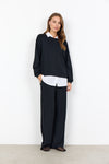 SOYACONCEPT Soft Bluse Schwarz
