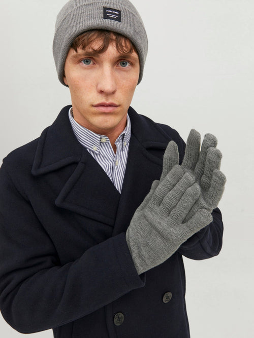 JACK & JONES Handschuhe Grey Melange