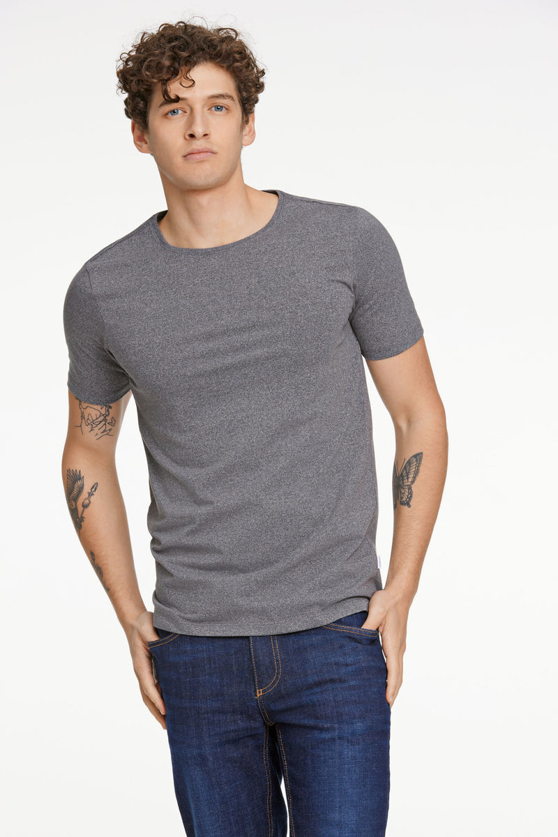 LINDBERGH T-Shirt Dk Stone Mix 424