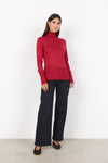 SOYACONCEPT Rollkragen Pullover Rot
