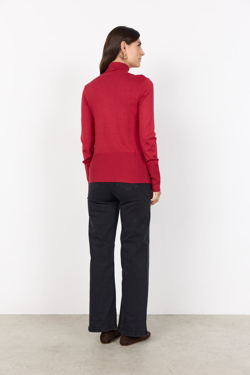 SOYACONCEPT Rollkragen Pullover Rot