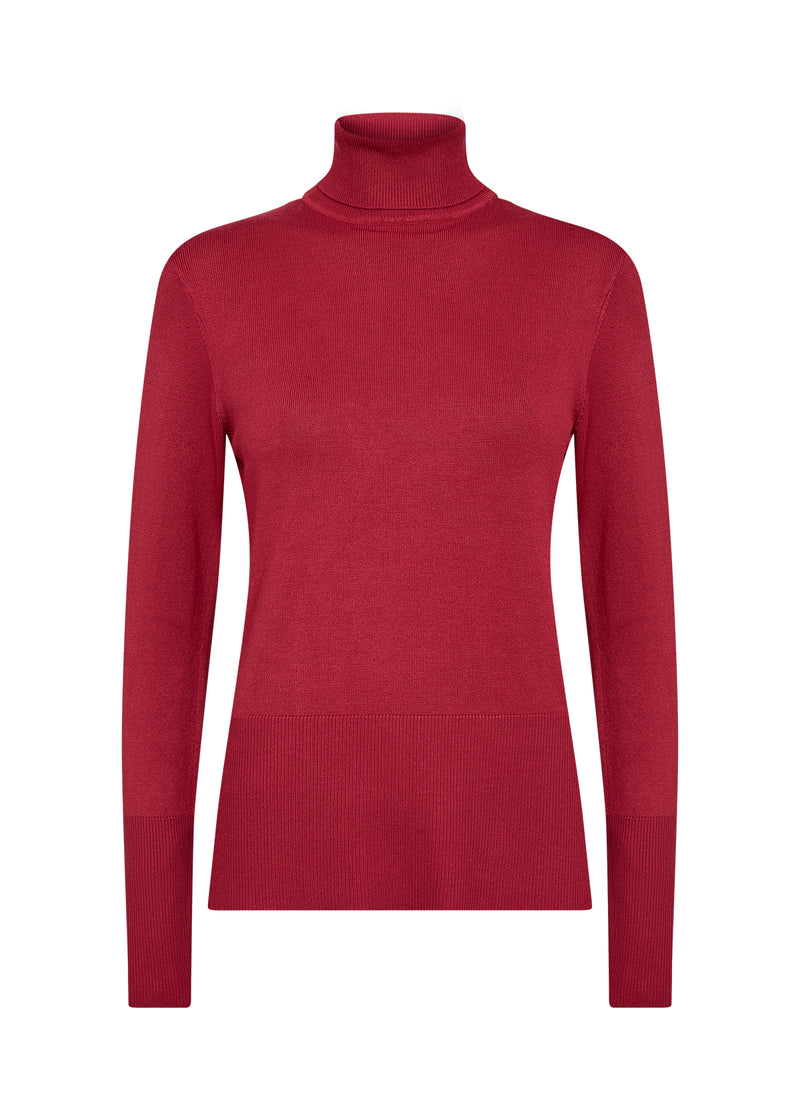 SOYACONCEPT Rollkragen Pullover Rot