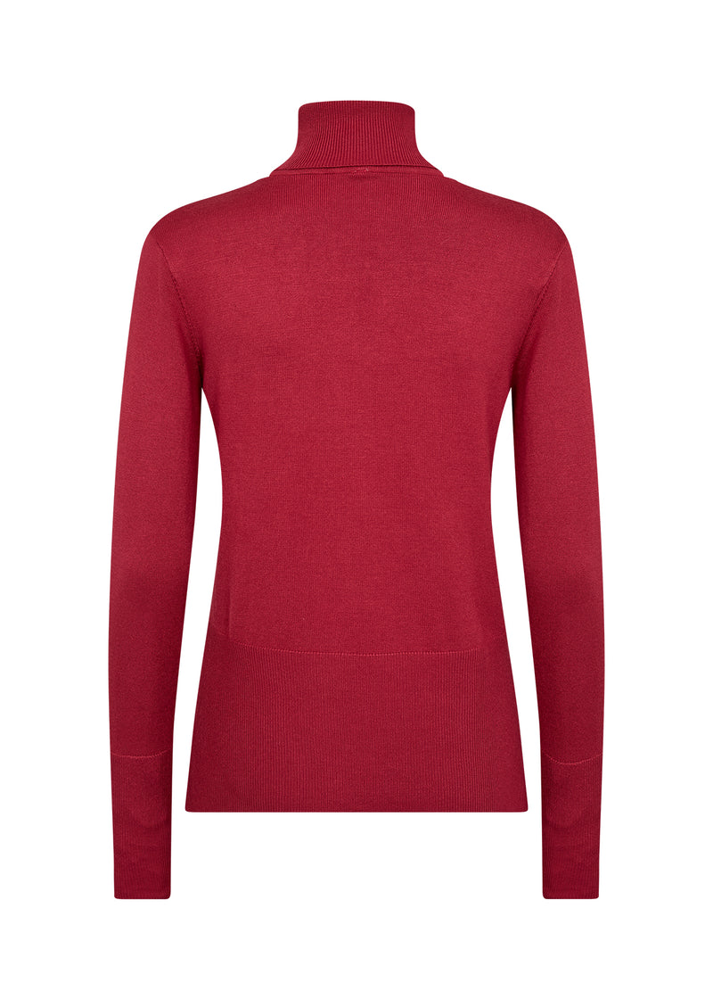 SOYACONCEPT Rollkragen Pullover Rot
