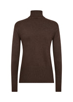 SOYACONCEPT Rollkragen Pullover Dunkelbraun