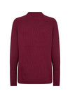 SOYACONCEPT  Stehkragen Pullover Bordeaux