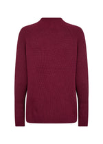 SOYACONCEPT  Stehkragen Pullover Bordeaux