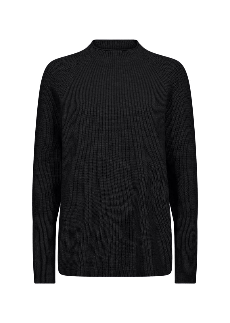 SOYACONCEPT  Stehkragen Pullover Schwarz