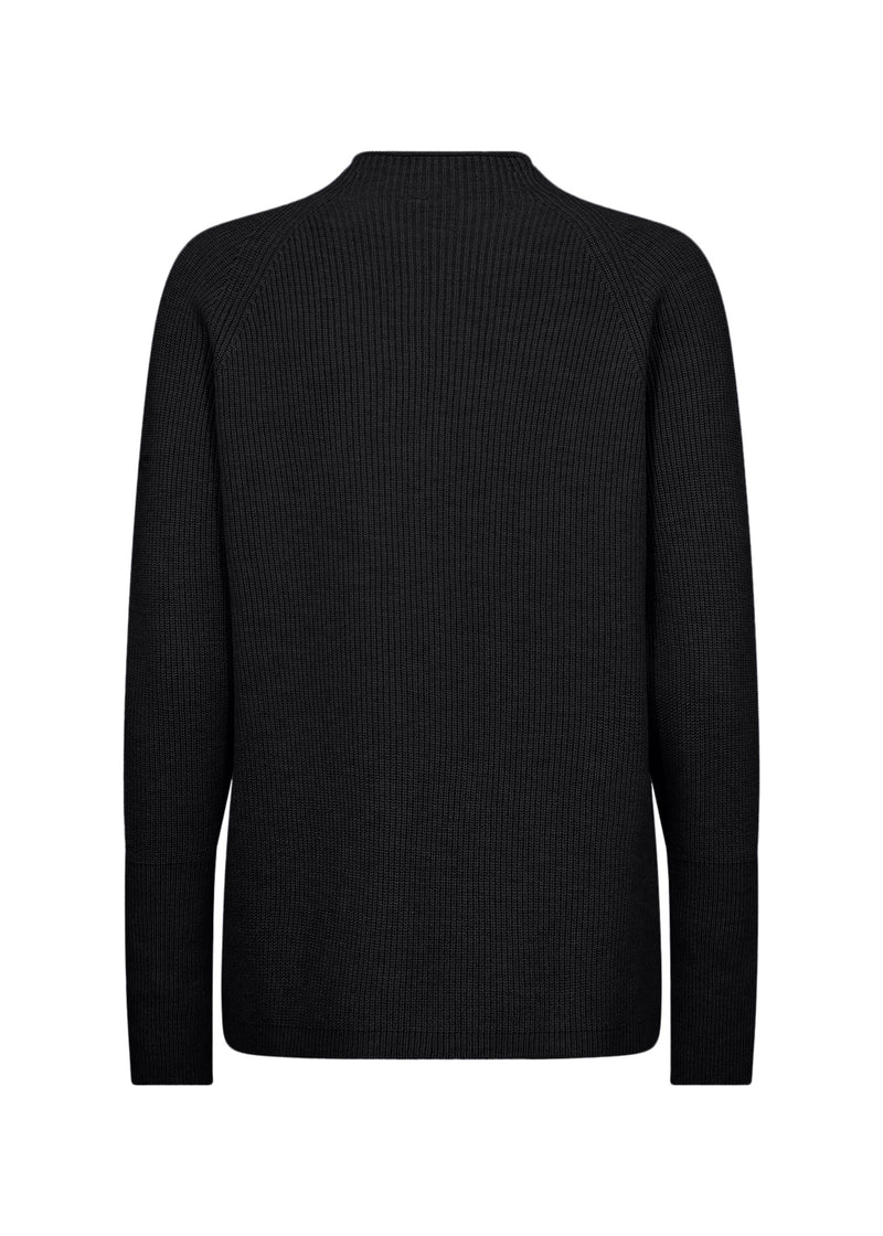 SOYACONCEPT  Stehkragen Pullover Schwarz