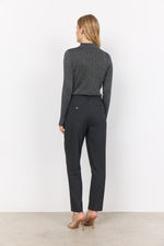SOYACONCEPT Glitzer Pullover Schwarz