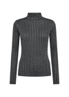 SOYACONCEPT Glitzer Pullover Schwarz