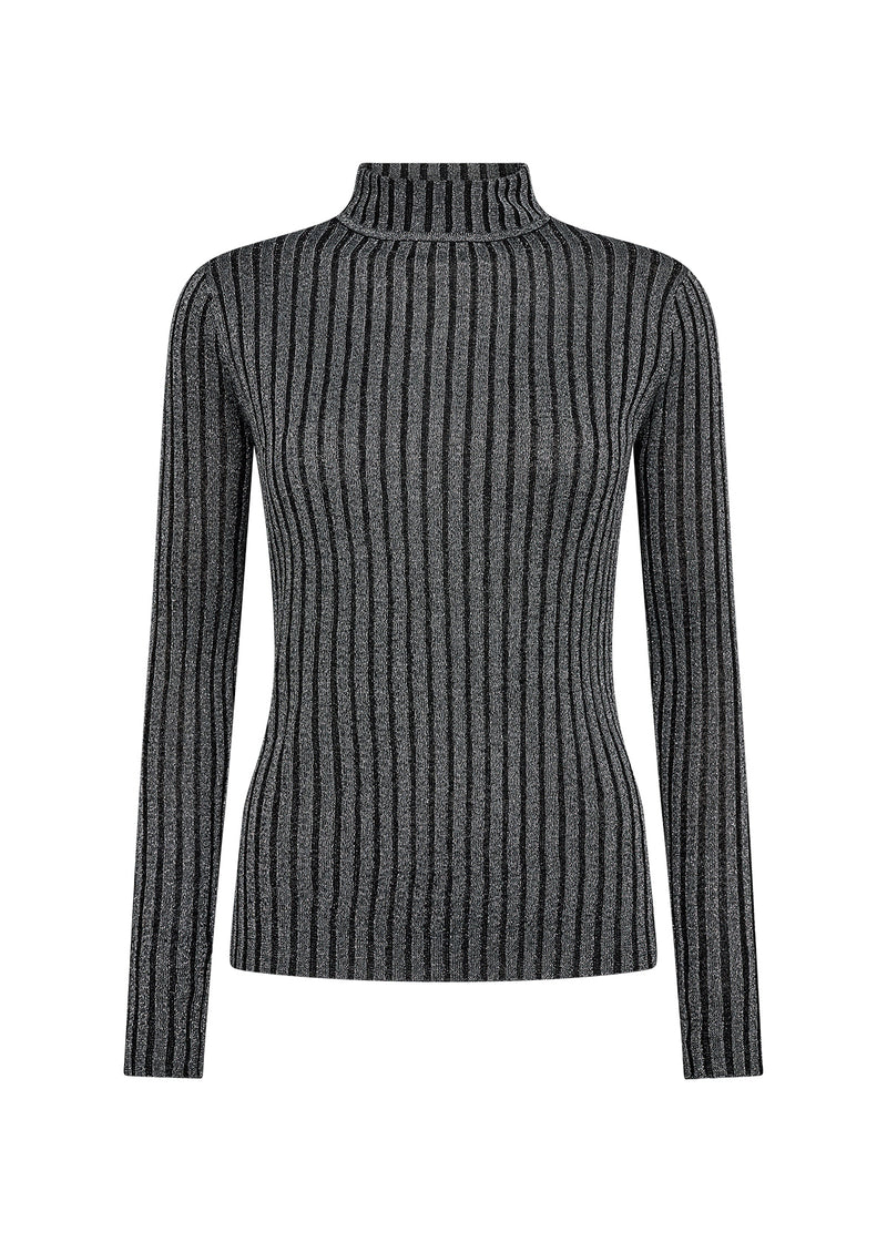 SOYACONCEPT Glitzer Pullover Schwarz