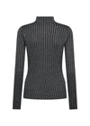 SOYACONCEPT Glitzer Pullover Schwarz