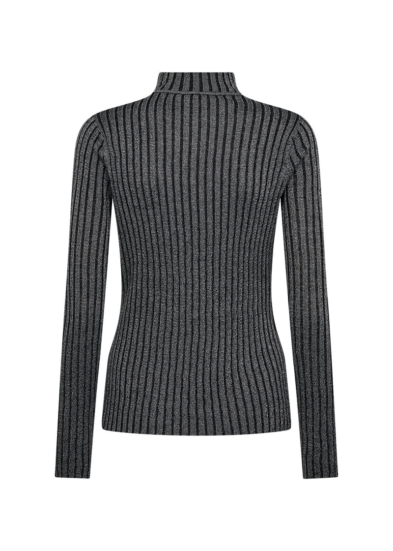 SOYACONCEPT Glitzer Pullover Schwarz