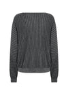 SOYACONCEPT Glitzer Pullover Schwarz