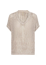 SOYACONCEPT Loch Strick Pullover Beige