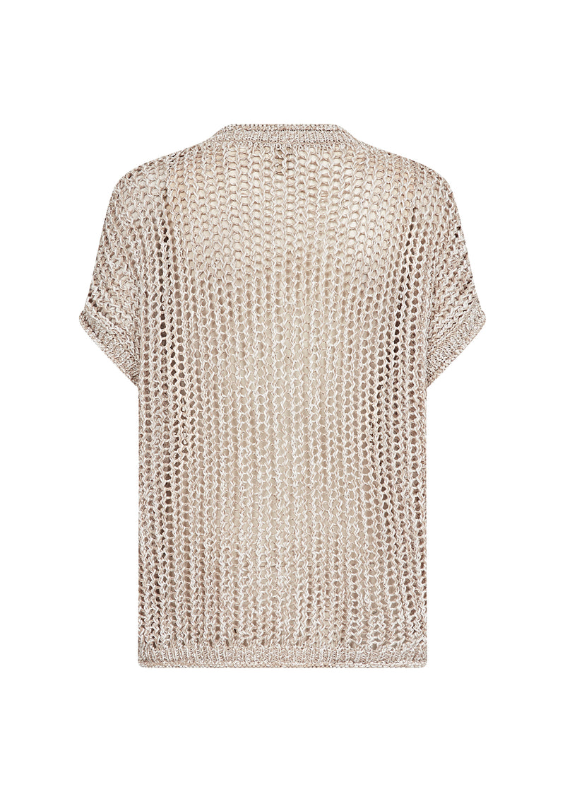 SOYACONCEPT Loch Strick Pullover Beige