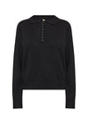 SOYACONCEPT Polokragen Pullover Schwarz