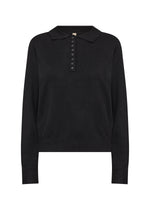 SOYACONCEPT Polokragen Pullover Schwarz