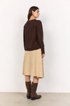 SOYACONCEPT Wolle Pullover Dunkelbraun