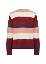 SOYACONCEPT Streifen Pullover Bordeaux