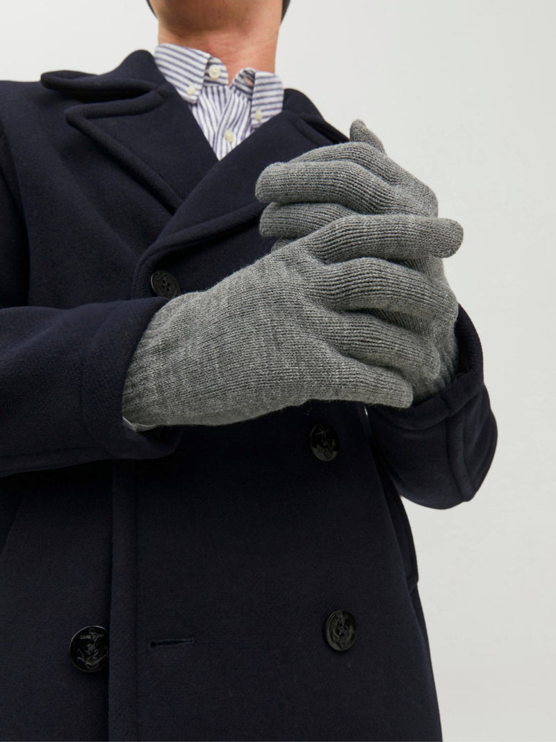 JACK & JONES Handschuhe Grey Melange