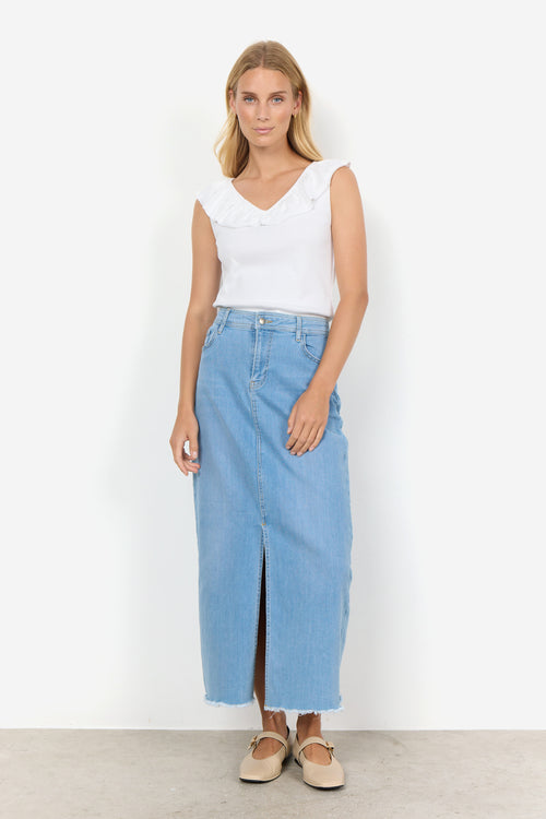 SOYACONCEPT Jeans Rock Hellblau
