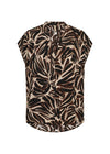 SOYACONCEPT Blusenshirt Dunkelbraun