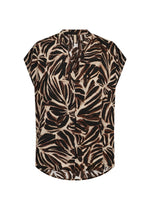 SOYACONCEPT Blusenshirt Dunkelbraun