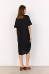SOYACONCEPT Leinen Kleid Schwarz