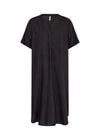 SOYACONCEPT Leinen Kleid Schwarz