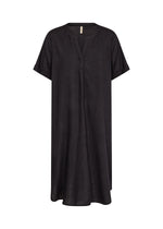 SOYACONCEPT Leinen Kleid Schwarz