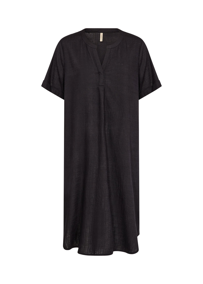 SOYACONCEPT Leinen Kleid Schwarz