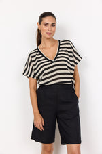 SOYACONCEPT Leinen Shorts Schwarz