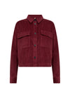 SOYACONCEPT Cord Jacke Bordeux