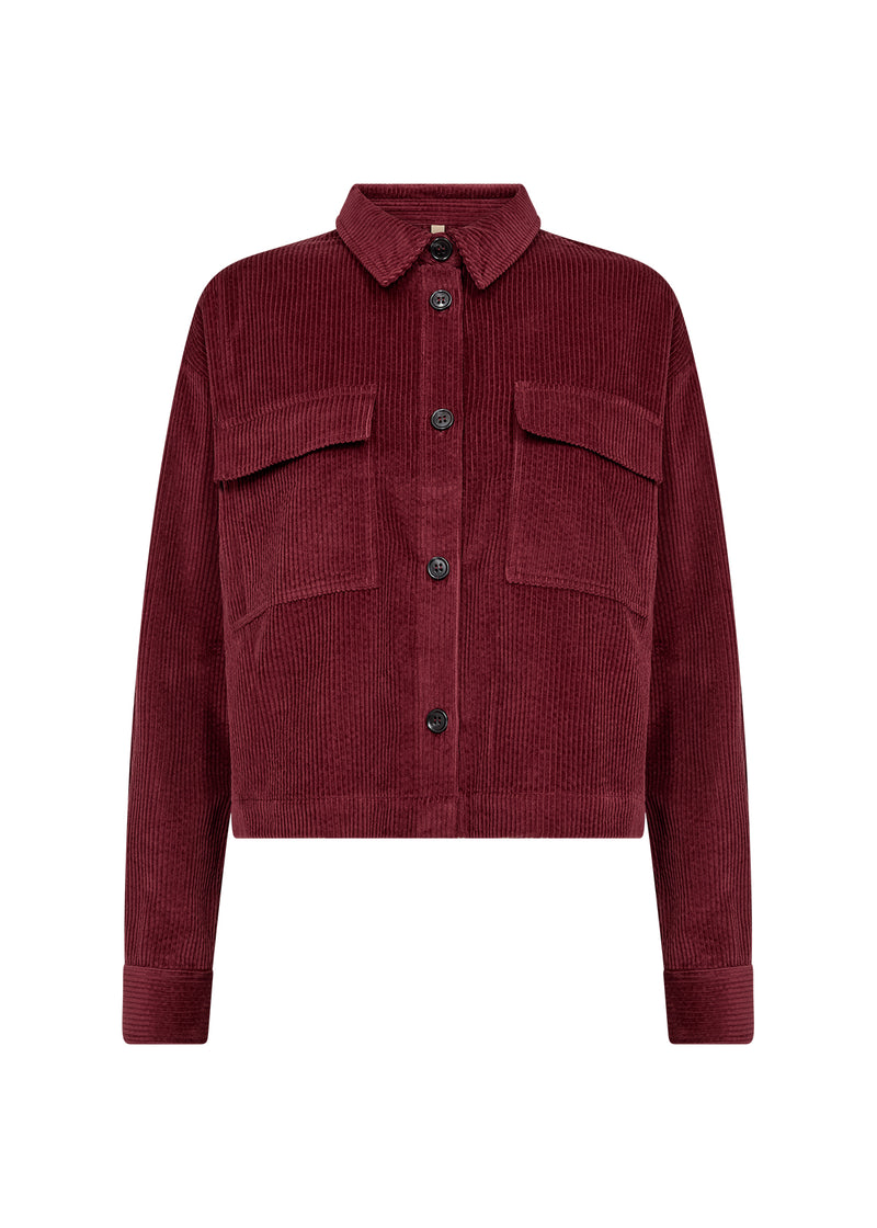 SOYACONCEPT Cord Jacke Bordeux
